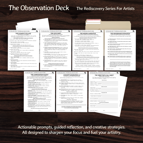 The Observation Deck- The Rediscovery Series For Artists™️