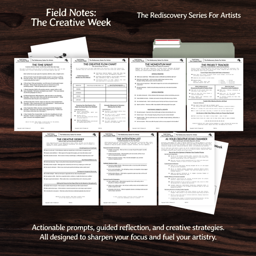 Field Notes: The Creative Week - The Rediscovery Series For Artists™️