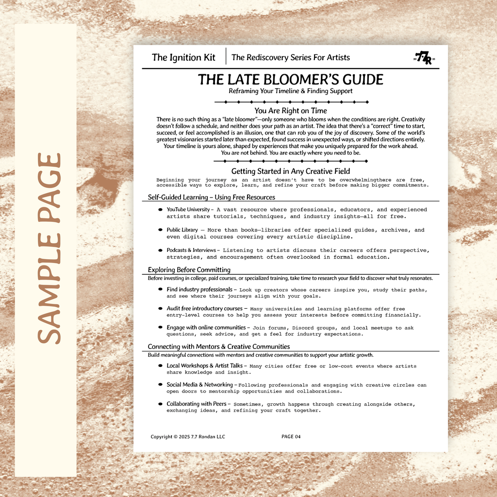 The Ignition Kit_ The Rediscovery Series For Artists™️