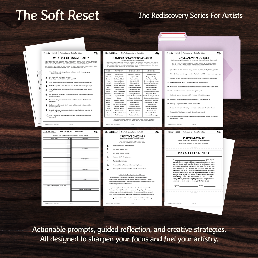 The Soft Reset- The Rediscovery Series For Artists™️