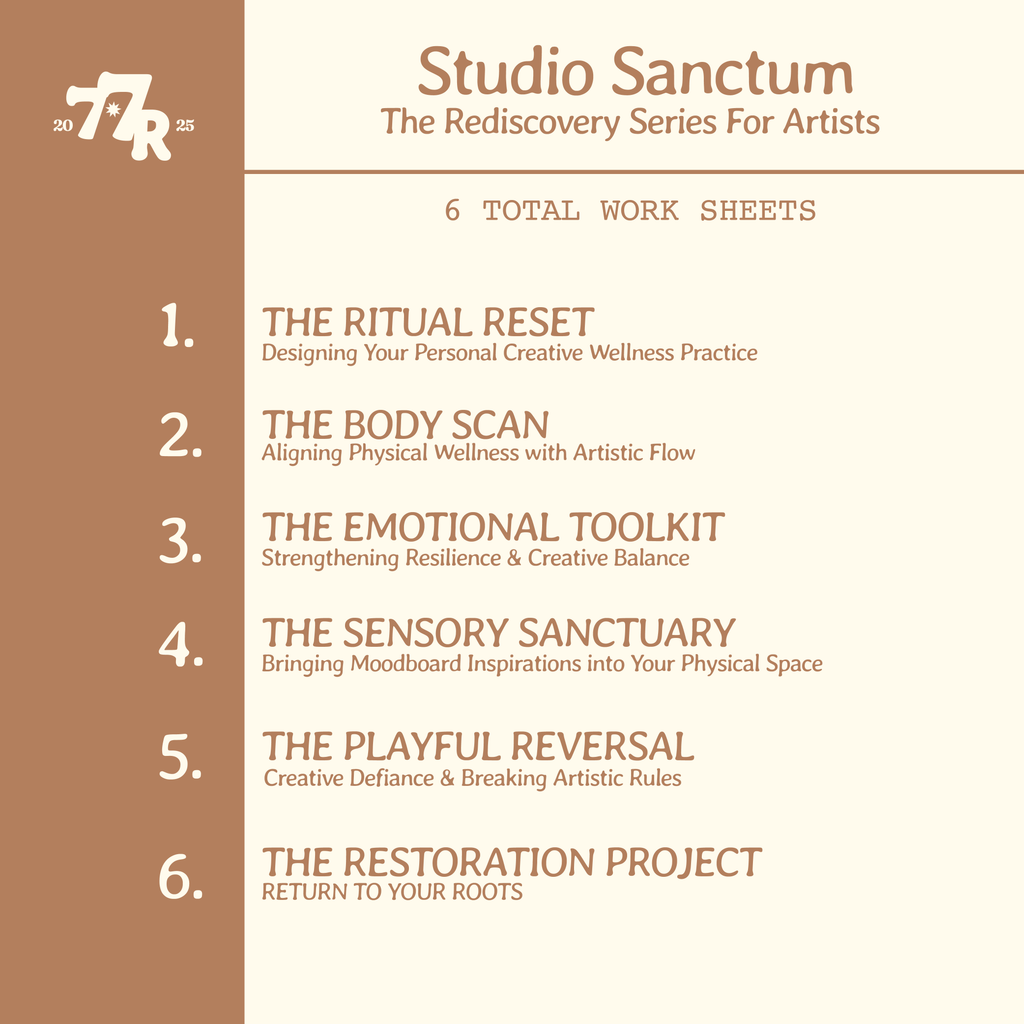 Studio Sanctum_ The Rediscovery Series For Arists™️